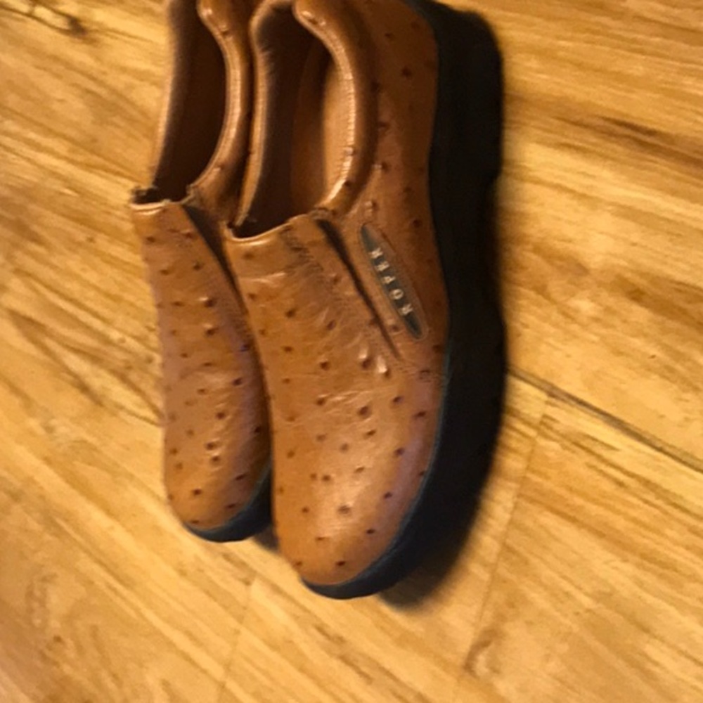 Roper woman’s slip ones all leather size 8 brand new never worn no box